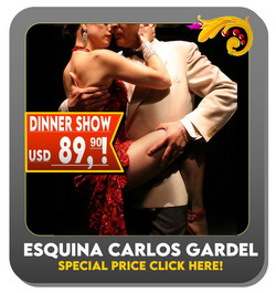 buenos aires tango show esquina carlos gardel more info