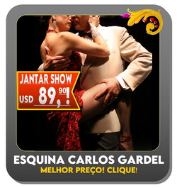 Jantar Tango Show Buenos Aires Esquina Carlos Gardel ingressos e mais informacao