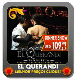 Jantar Tango Show Buenos Aires El Querandi mais informacao