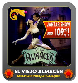 Jantar Tango Show Buenos Aires El Viejo Almacen ingressos e mais informacao