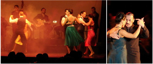 Tango Show Homero Manzi chorus line and tango couple